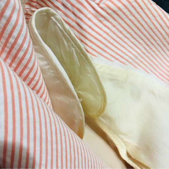 Brooks Brothers Stellita Fit Coral Striped Women’s Blazer Jacket NWOT - Picture 9 of 14